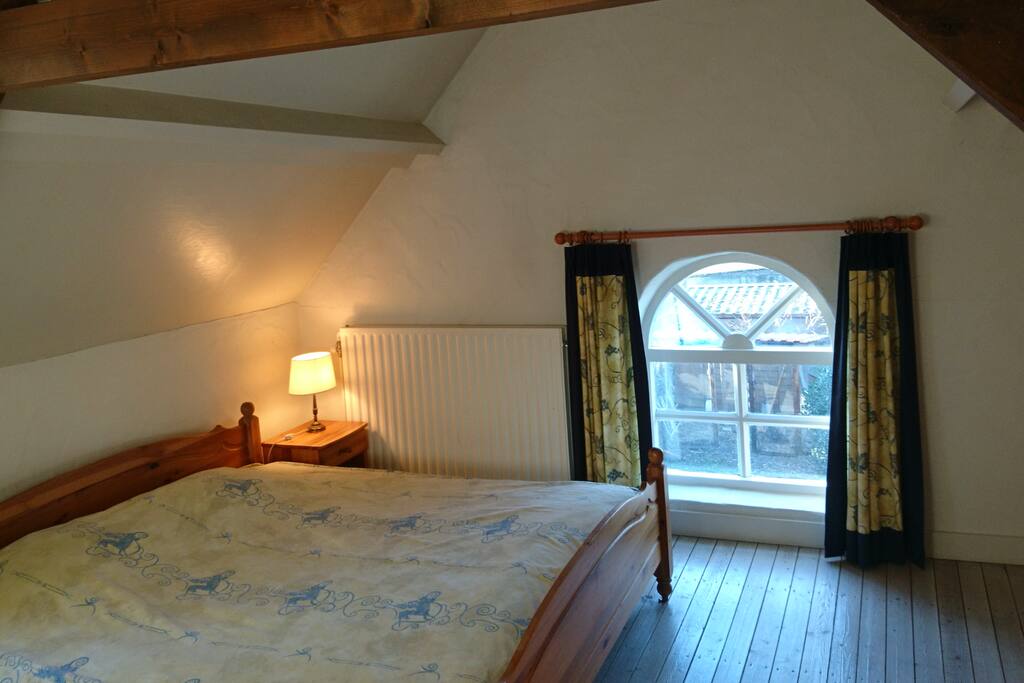 Bedroom with outdoor view