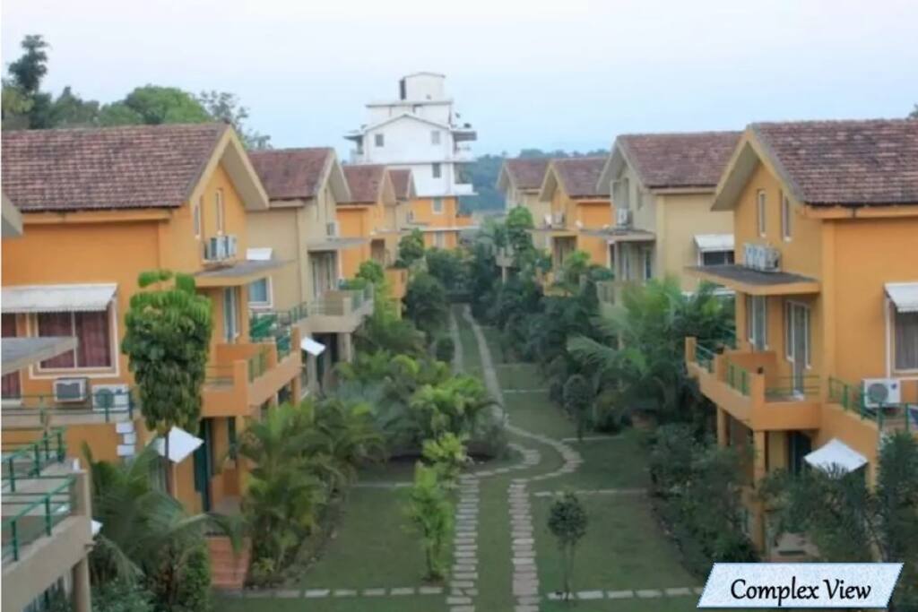 View of the complex from the balcony