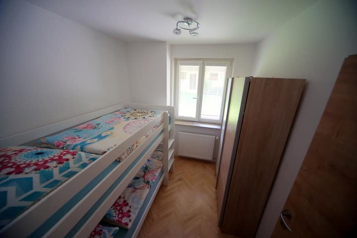 Zimmer mit Etagenbett