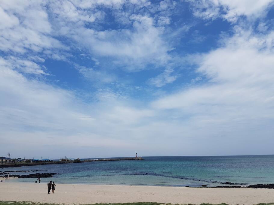 걸어서1분 평대해변