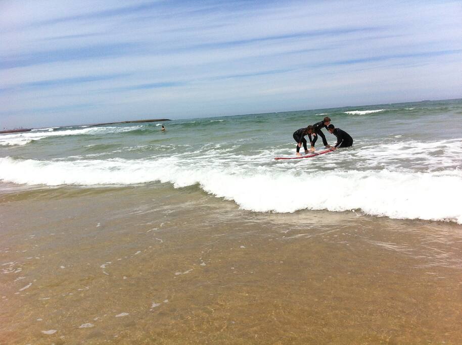 plage: club de surf