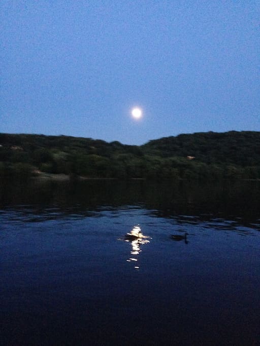 moon over River