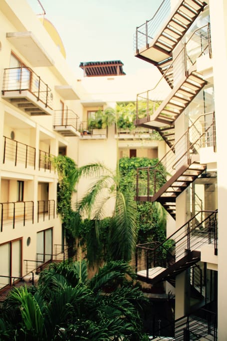 Internal view of the building