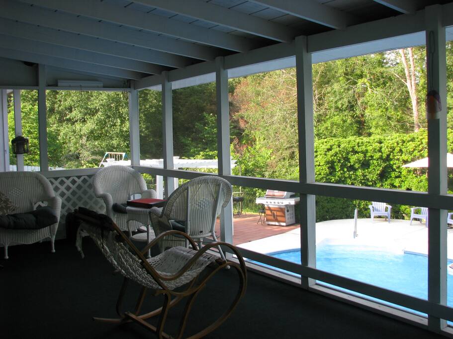 Screened porch