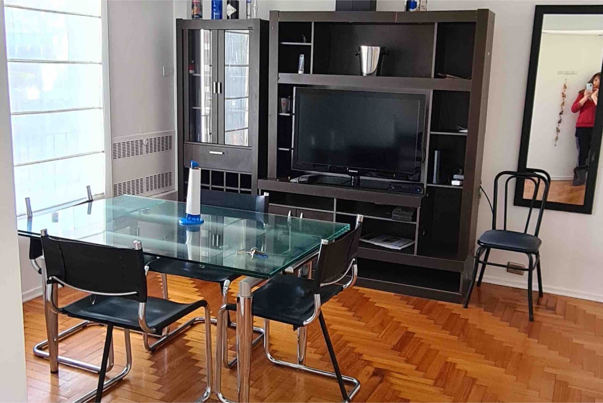 Two-bedroom apartment in Palermo with river and forest views
