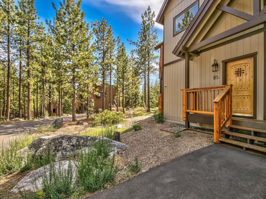 The front door, enter into your luxurious vacation home