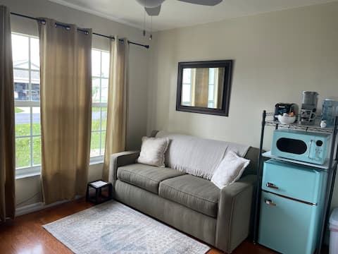 Popular Airbnb listing: 2 room private suite - Stay in the "Crew Quarters" in Iona
