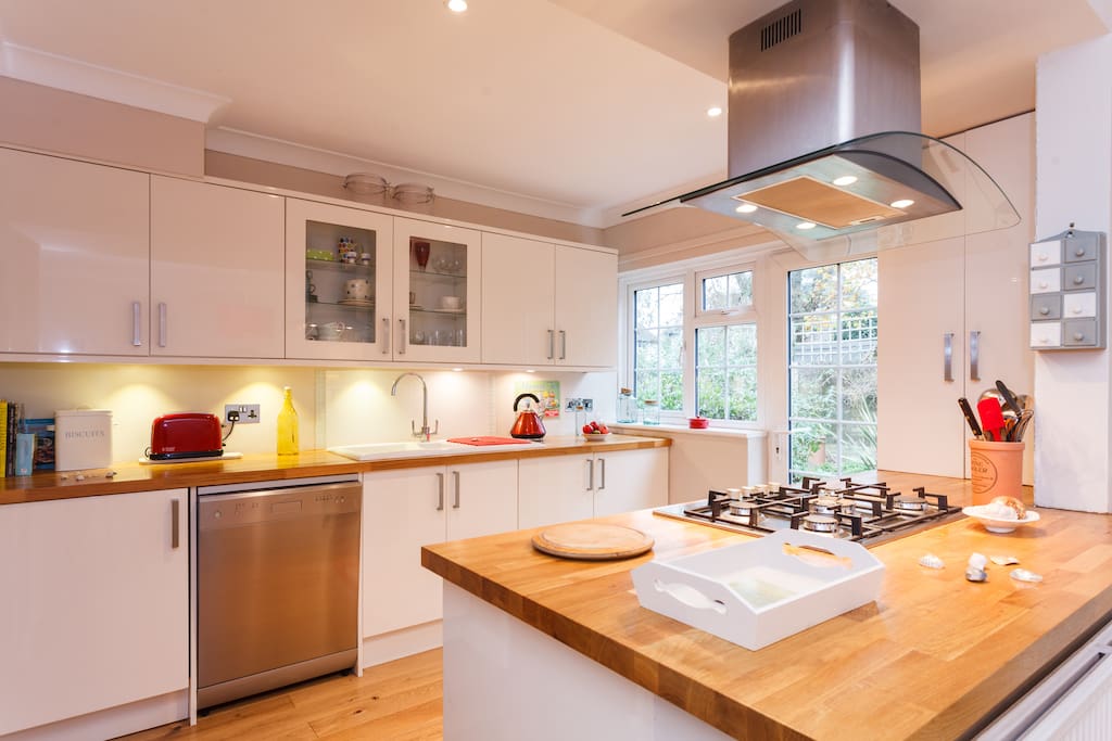 Open plan kitchen