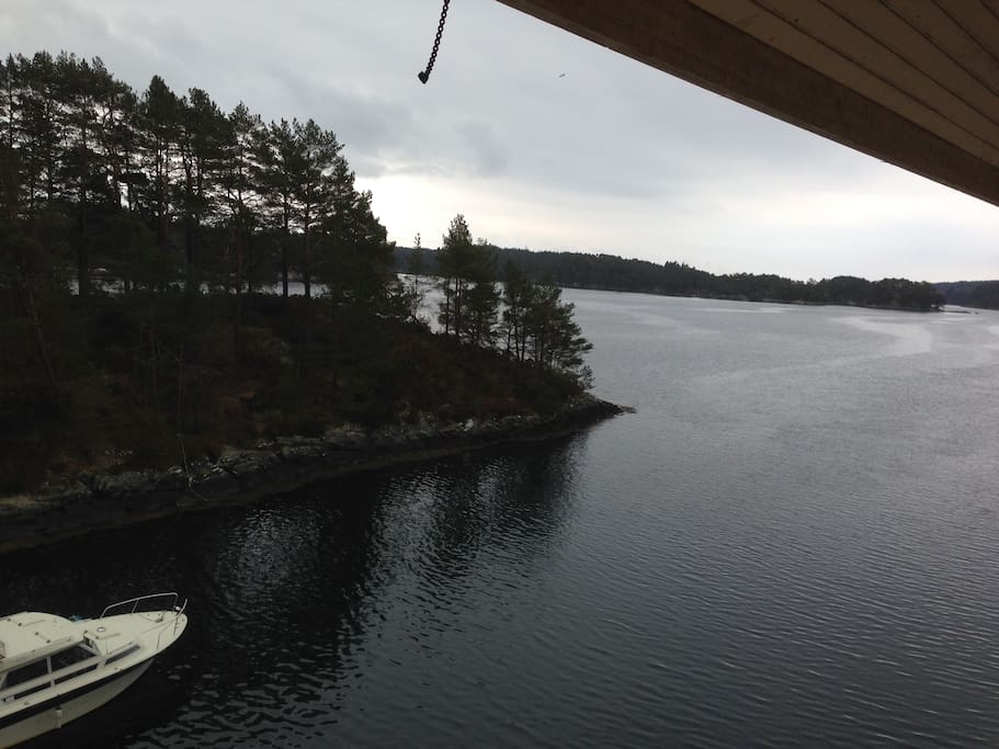 Bay view from livingroom/kitchen.