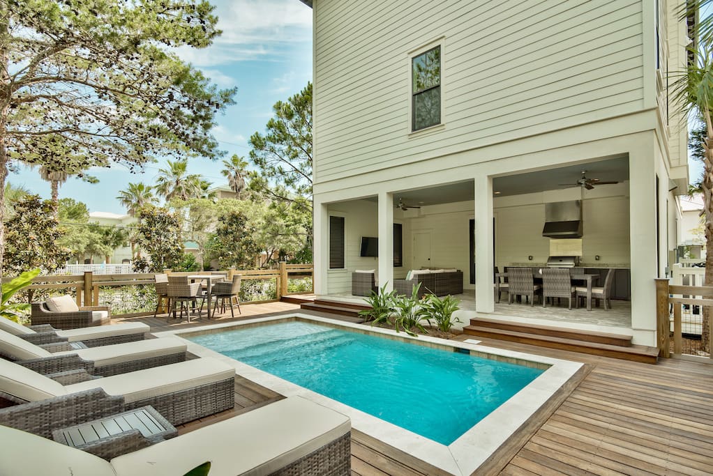 Spread out, make a splash, or simply enjoy your private backyard.