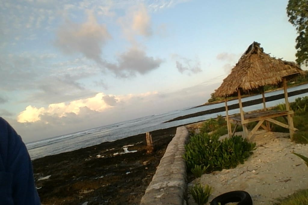 The seawall