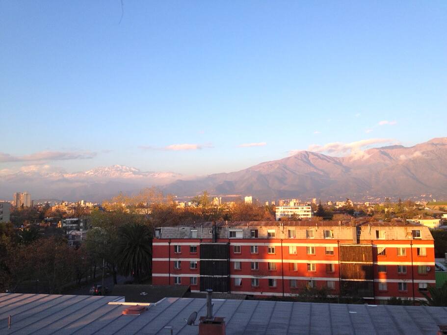 View from the balcony. Vista desde el Balcón.