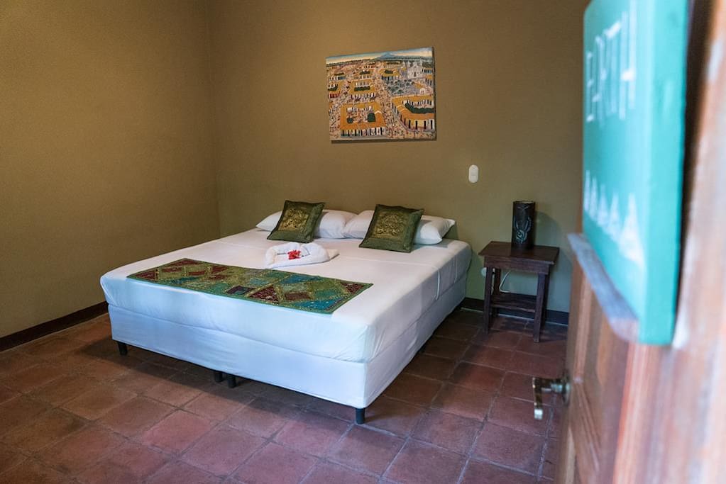Our Forest Room can be set up as a king size bed for one or two people.