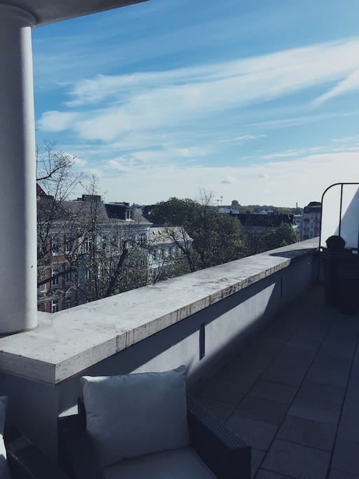 Dachterrasse - Der perfekte Blick über Hamburg