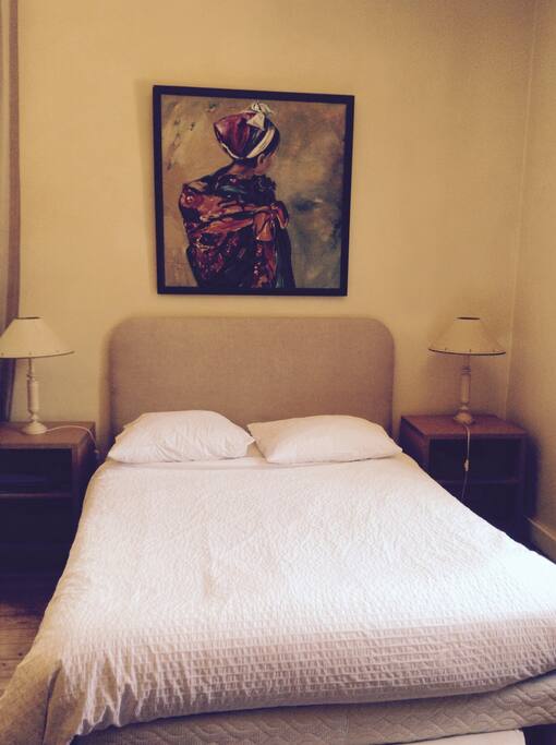 chambre "orientale" lit double en 140