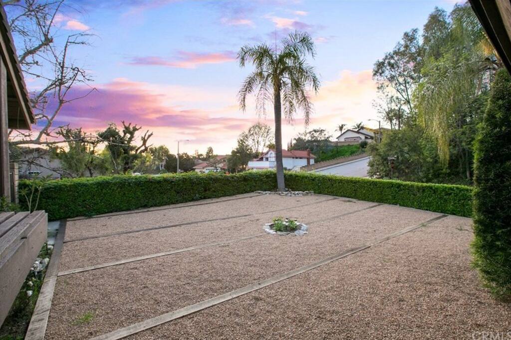 front yard area