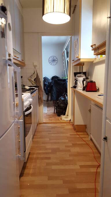 Kitchen with two side entry. Lot of space to cook.