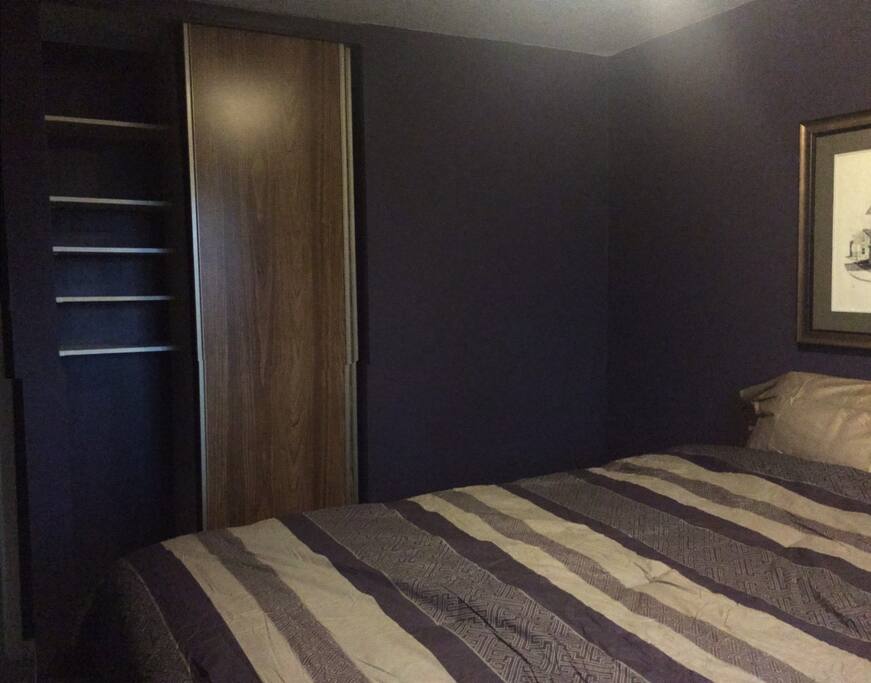 Closet space.