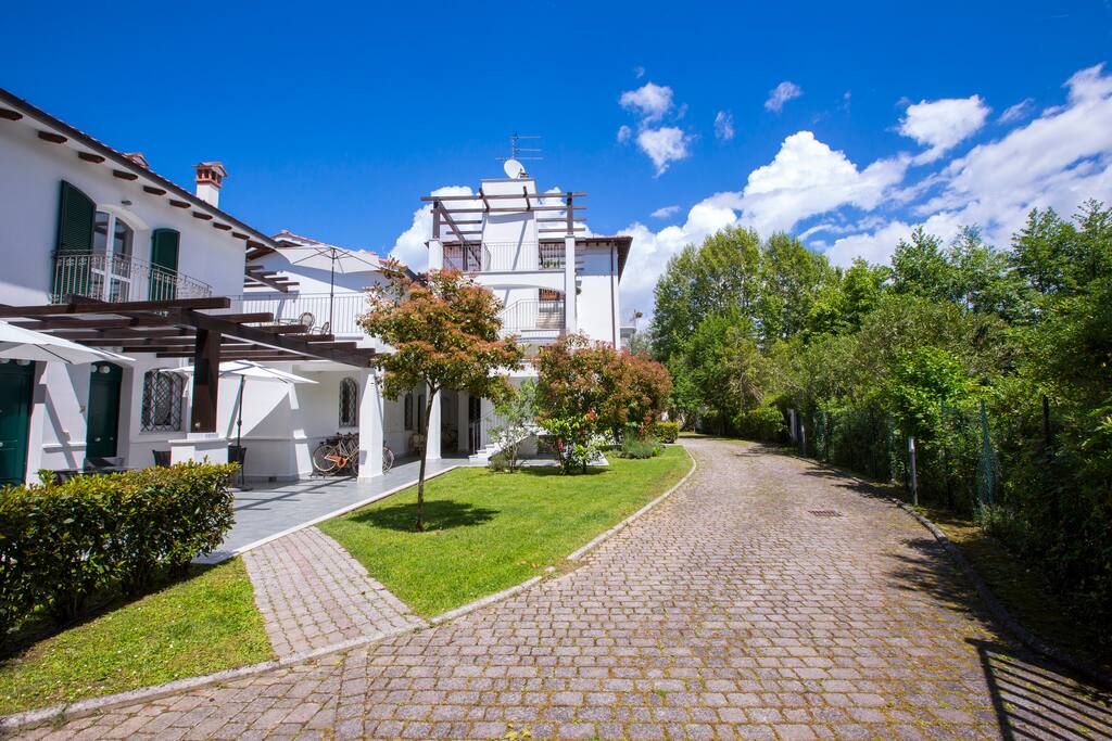 Entrance of the villa