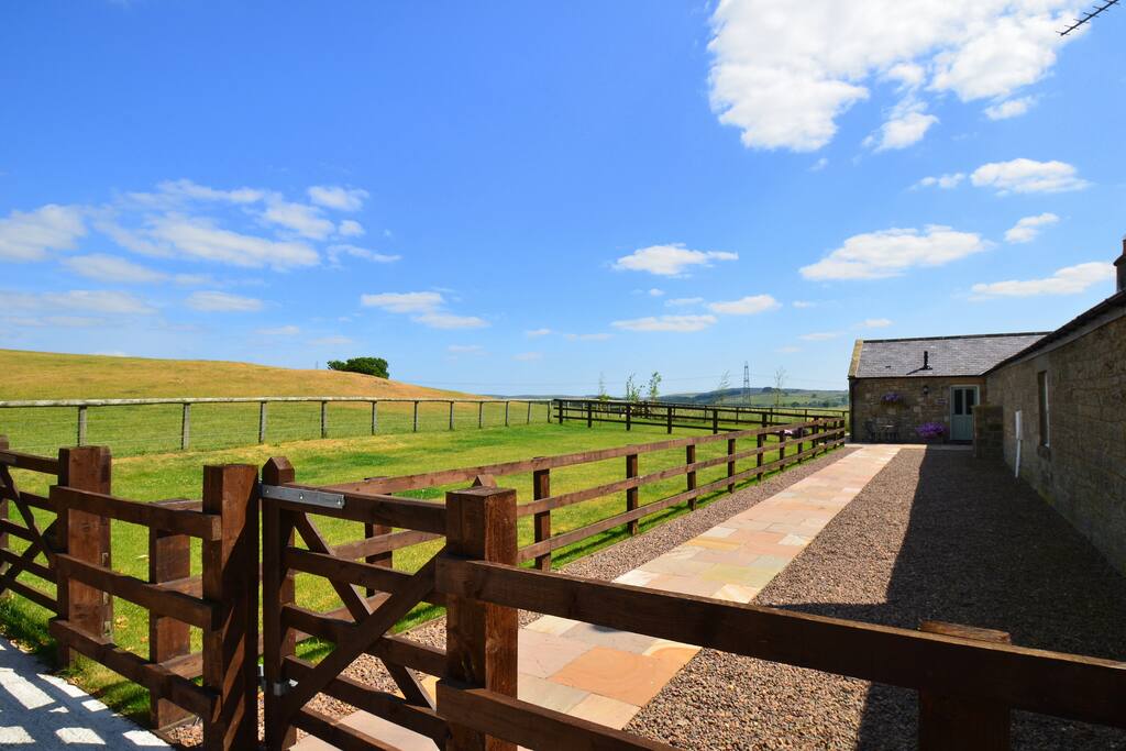 Stunning countryside views of the Northumberland National Park