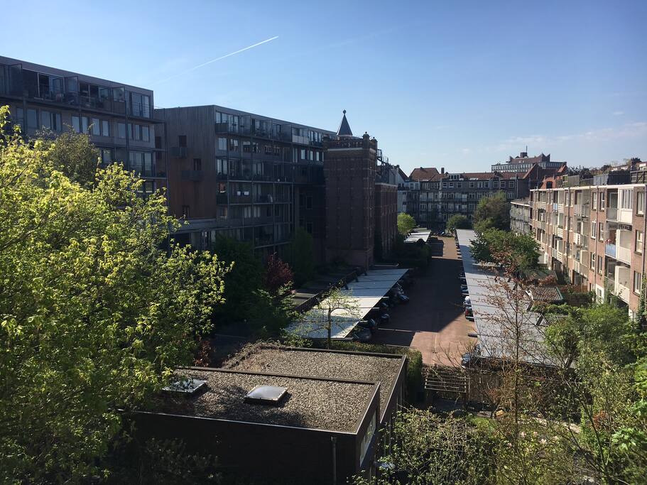 view from the balcony
