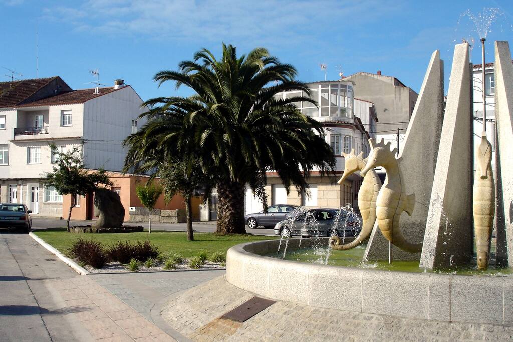 Fuente caballitos de mar