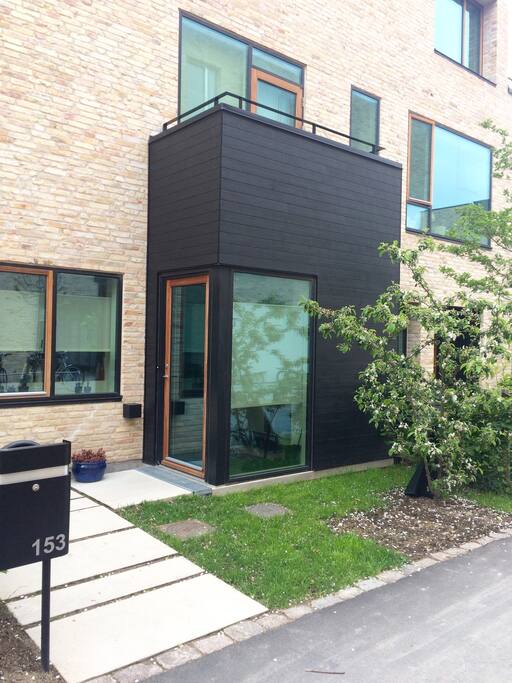 Our townhouse from outside