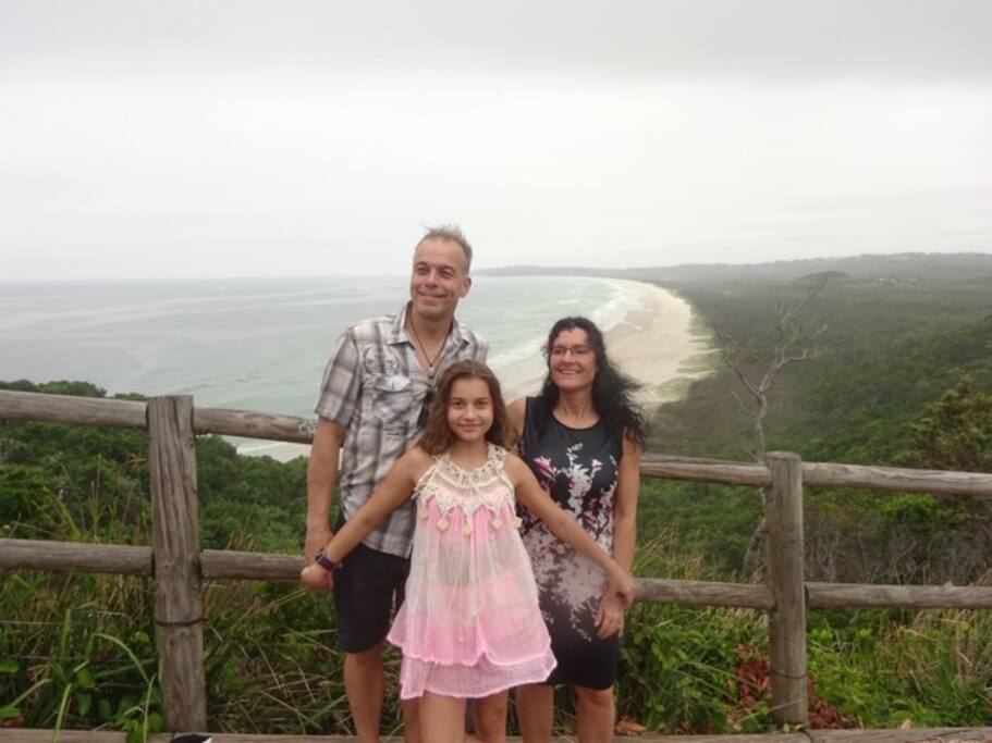 John moi et Amy en Australie