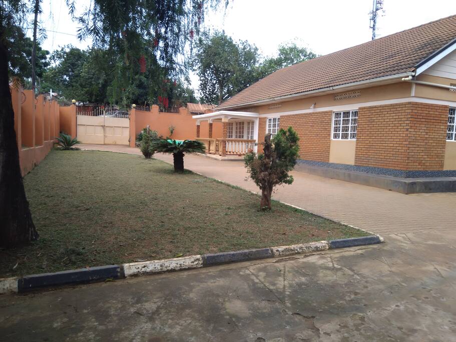 A look at the front of the main house.