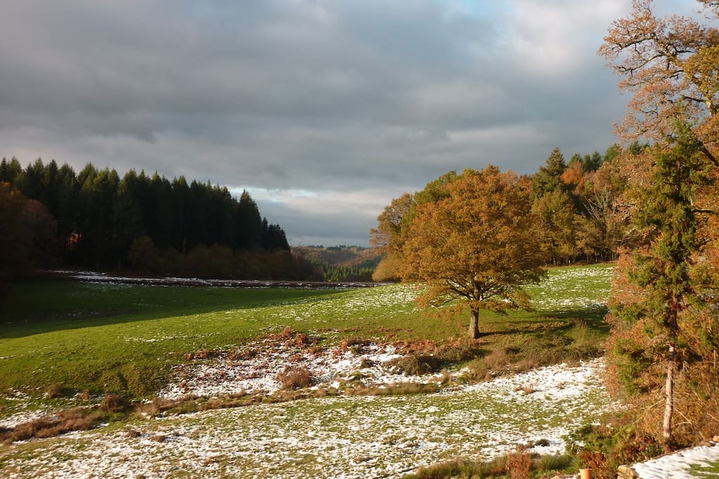 Vue des chambre en automne