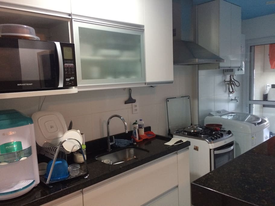 Cozinha/Lavanderia integrada