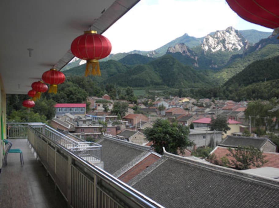 在楼上看到的风景