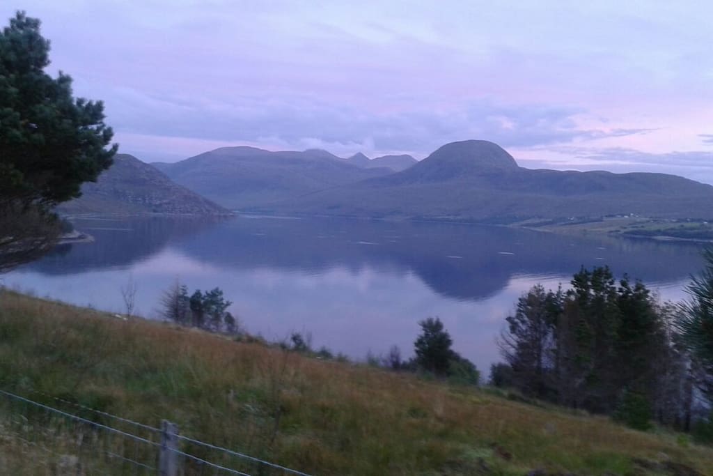 Lilac light on Little Loch Broom