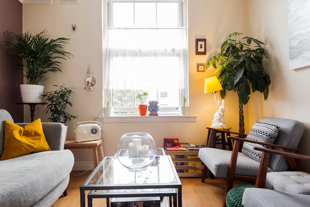 This is a nice space for relaxing after a busy day catching everything Dublin has to offer.