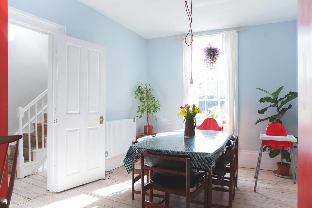 This is the other half of the lounge room, where you are welcome to eat your dinner.