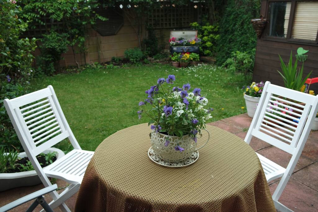 Visitors are welcome to spend time in the garden.