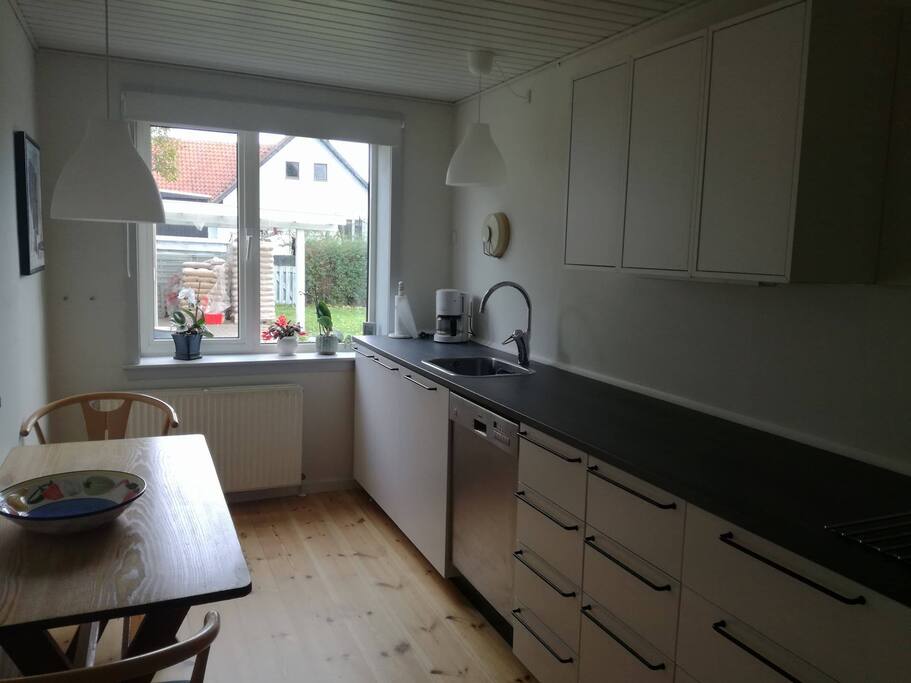 The kitchen with both oven, dish washer etc. All what is needed in a kitchen is here.