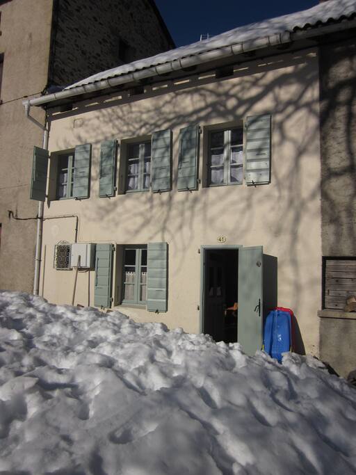 The house in winter.