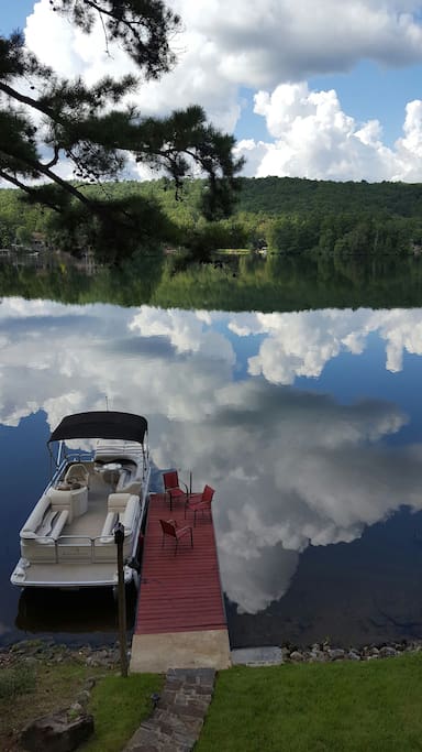 Mirror like calm in the Summer