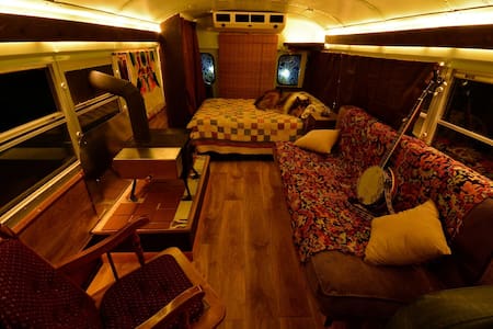 Cozy School Bus Conversion