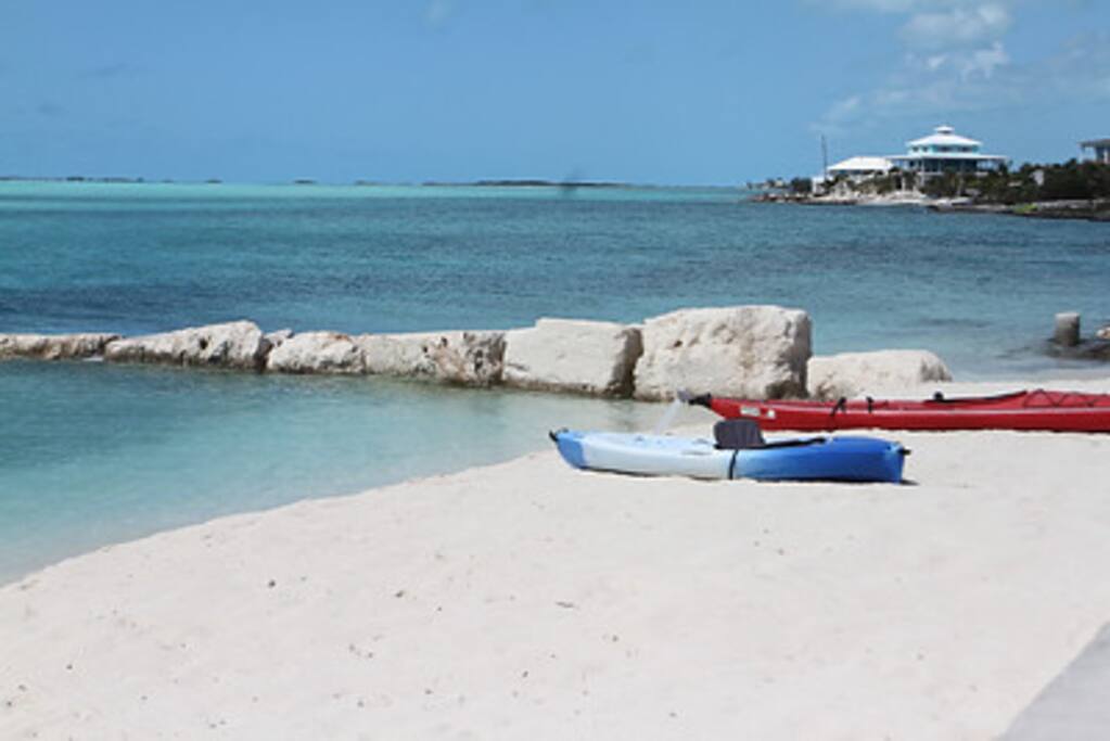 Private beach