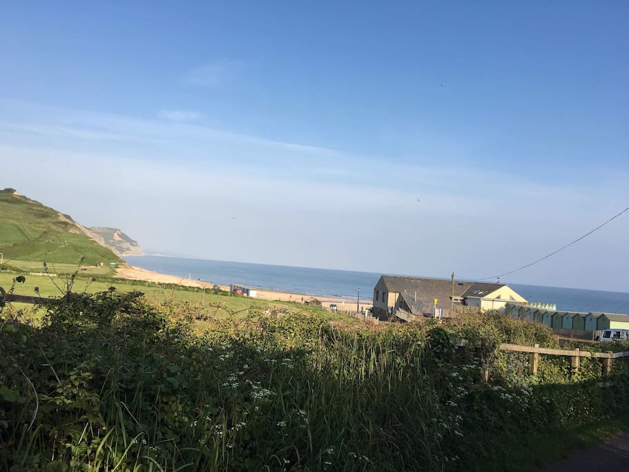Moments from beautiful sandy beach