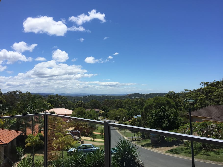 Spectacular hinterland views from your private verandah