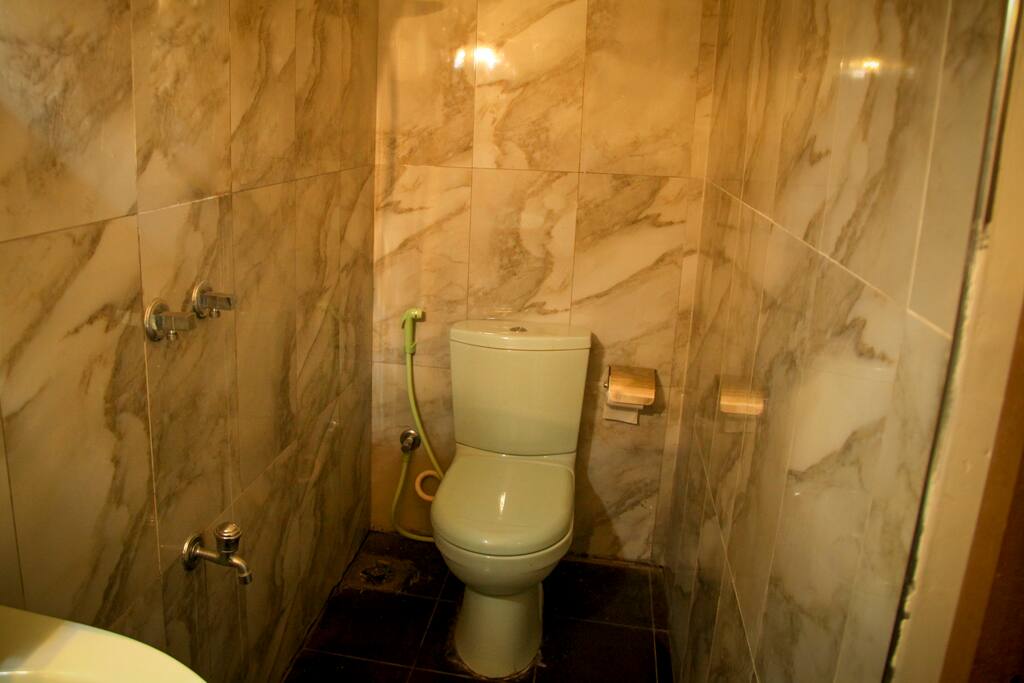 Attached Bathroom with Hot Water Showers