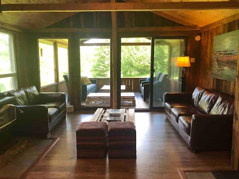 Top performing Airbnb: Private 40 Acre Cottage with Hot Tub in Tay