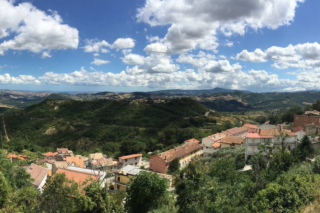 view from the 2nd floor balcony