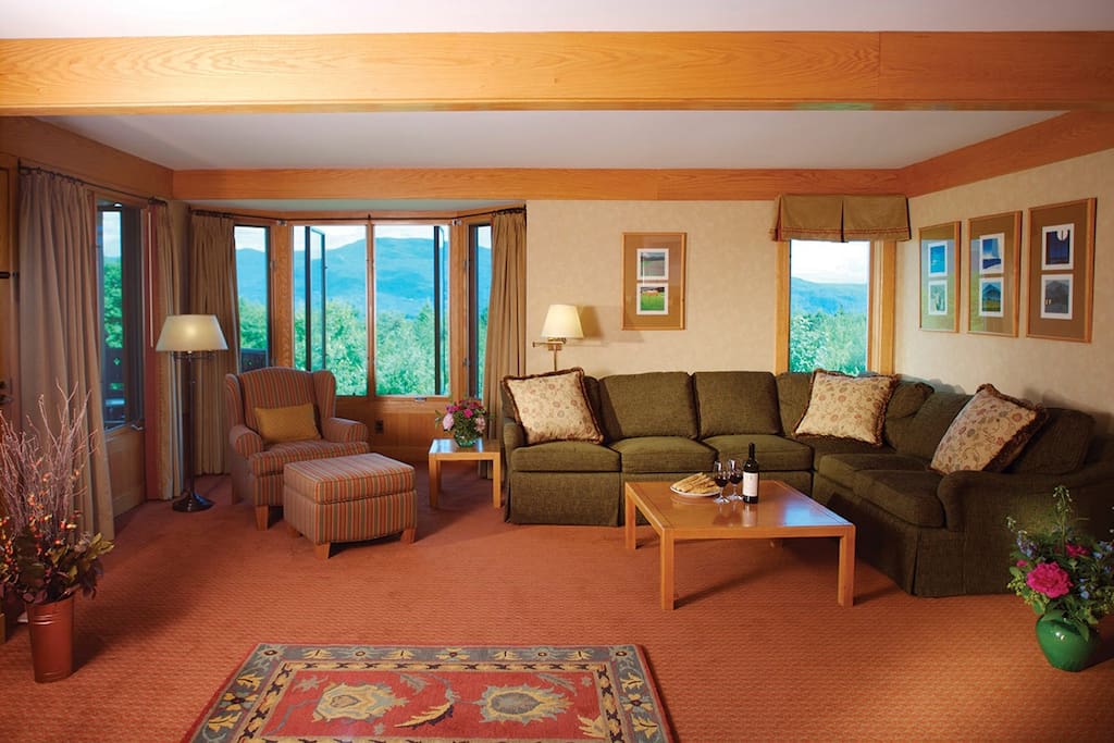 Spacious Living Area with Views