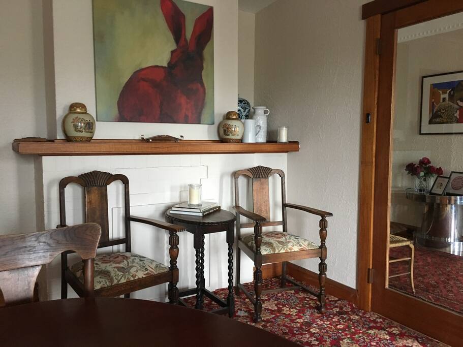 Spacious dining room