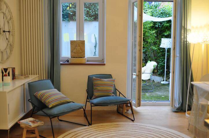 Gartenwohnung in Jugendstilvilla