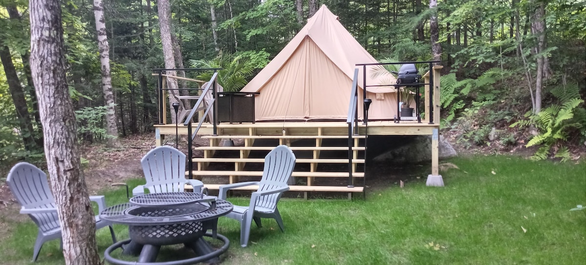 Delightful 1 Bedroom tent with firepit hammock Tents for Rent in Danville Vermont United States Airbnb